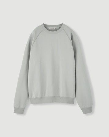 Applied Art Forms NM1-5 Raglan Sweater Ghost Grey Sweater Men