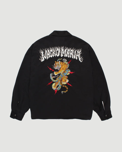 wackomaria 虎VELOUR VIETNAM JACKETブラック XL 51883e843dfd7e7f5d35367867c620