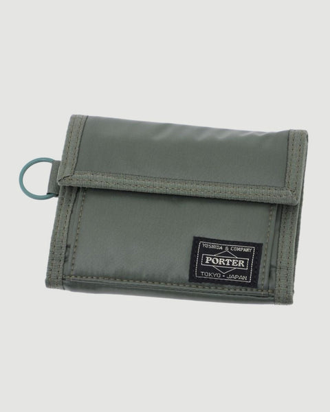 Porter Yoshida – Capsule Wallet Khaki – Tenue de Nîmes