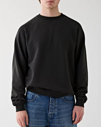 Applied Art Forms NM1-5 Raglan Sweater Charcoal Sweater Men