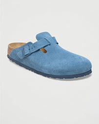 Birkenstock Boston Elemental Blue Shoes Leather Unisex