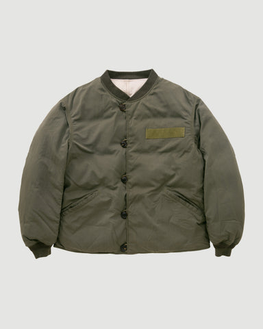 Visvim – Corps Down Jacket Green – Tenue de Nîmes