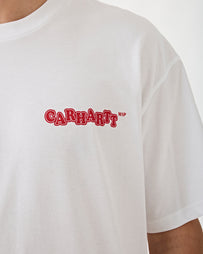 Carhartt WIP S/S Fast Food T-shirt White/Red T-shirt S/S Men