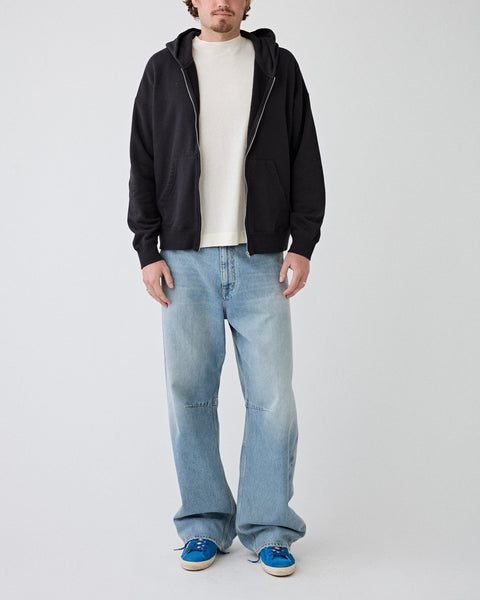 Visvim – Ultimate Jumbo SB Hoodie Black F.Z. – Tenue de Nîmes