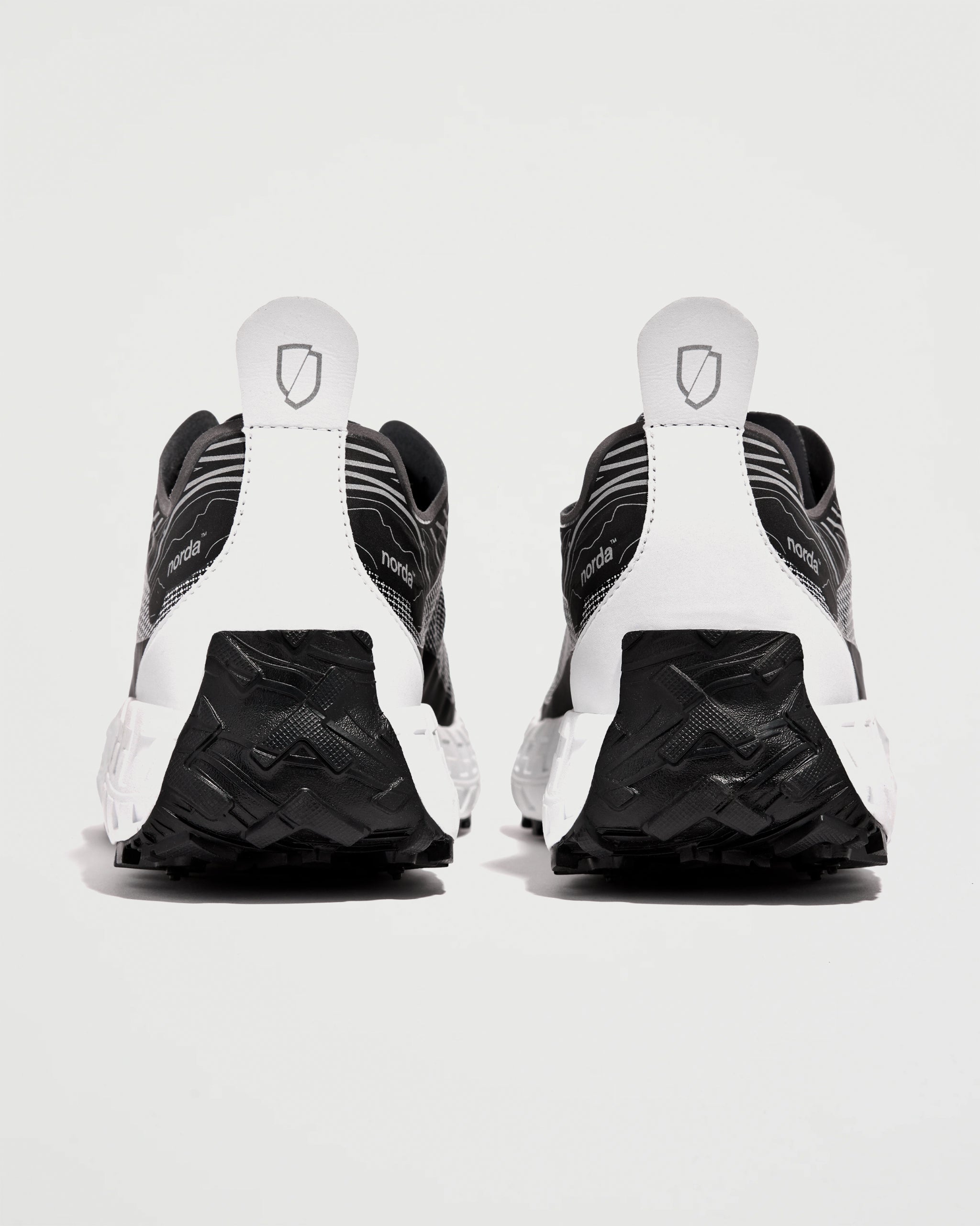 Norda Run 001 Black & White Woven Shoes Sneakers Unisex