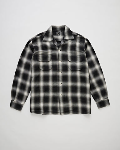 トップス DENHAM ombre check shirts S OrSlowOmbreBlackCheck_159_larg