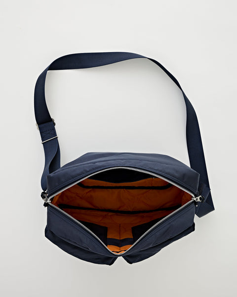 Porter Yoshida – Force Shoulder Bag (S) Navy – Tenue de Nîmes