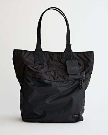 Porter Yoshida Force Tote Bag Black Bags Unisex