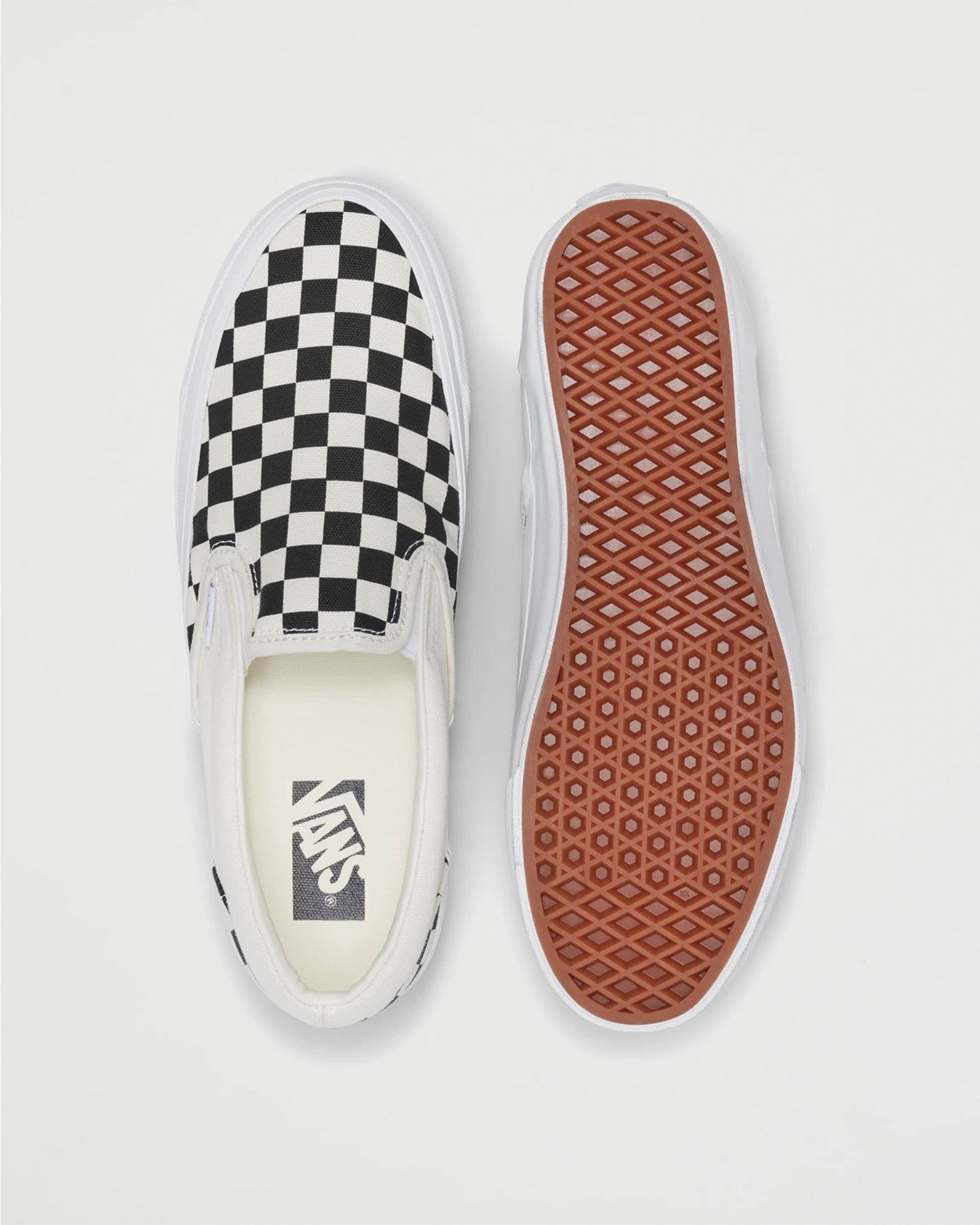 Vans Premium Slip-On Reissue 98 LX Checkerboard Black/Off White Shoes Sneakers Unisex