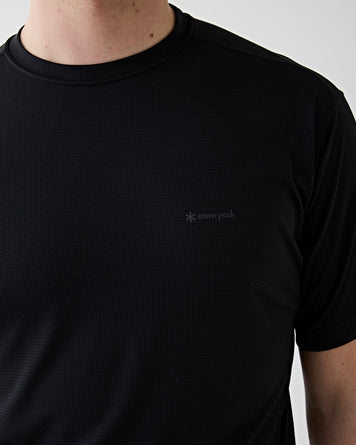 Snow Peak PE Power Dry S/S T-Shirt Black T-shirt S/S Men