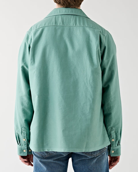 Keesey G.S. Shirt L/S Moleskin Light Green