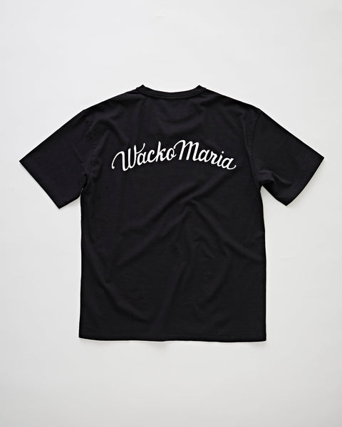 Wacko Maria – Washed Heavy Weight Crew Neck T-Shirt (Type-6) Black