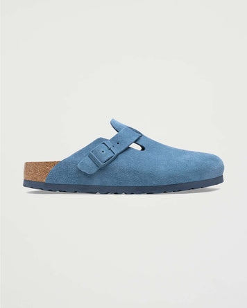 Birkenstock Boston Elemental Blue Shoes Leather Unisex