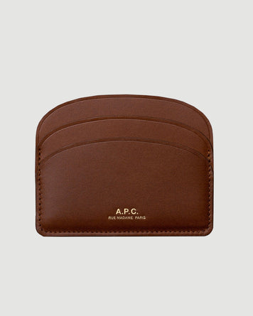 A.P.C. Demi-lune Porte-cartes Noisette Leather Goods