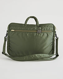Porter Yoshida Tanker 2Way Briefcase Sage Green Bags Unisex