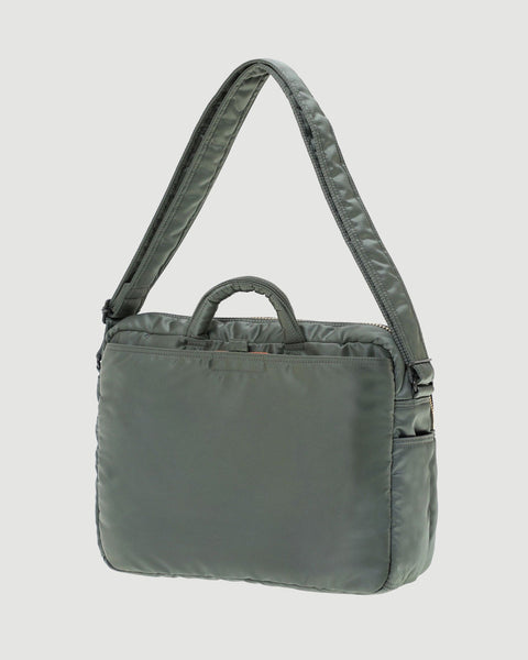 Porter Yoshida – Tanker CS Shoulder Bag Sage Green – Tenue