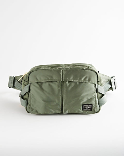 Porter Yoshida Tanker Waist Bag – Sage Green