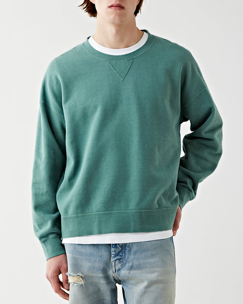 Visvim – Jumbo SB Sweat L/S (V.D.) Green – Tenue de Nîmes