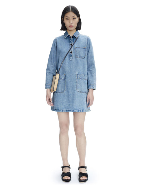 A.P.C. – Robe Aurelia Light Blue – Tenue de Nîmes