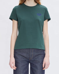 A.P.C. T-Shirt New Denise Pine Green WOMEN T-SHIRTS