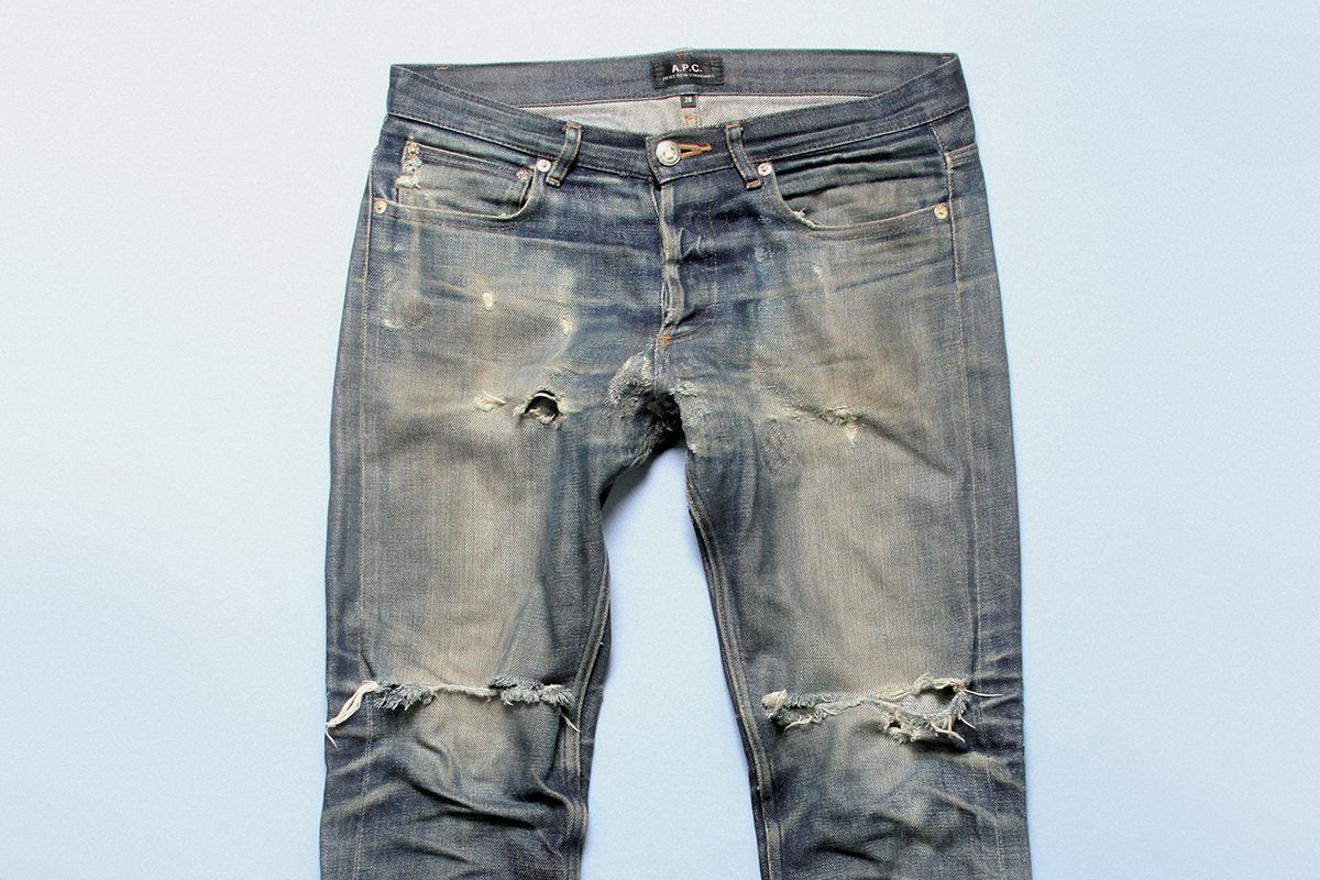 APC selling raw denim