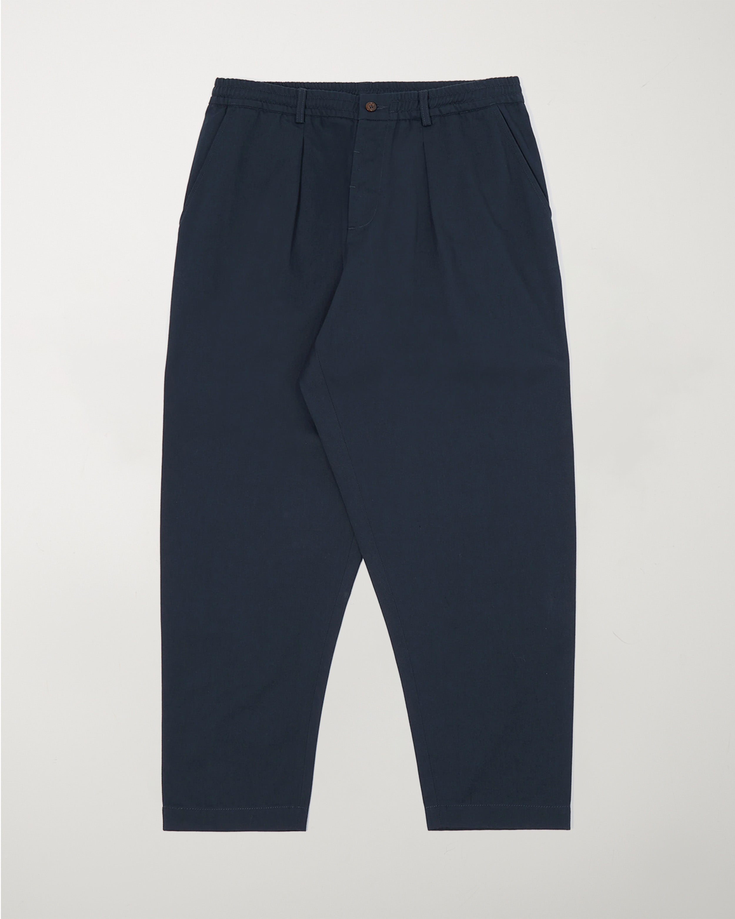 Universal Works Pleated Track Pant Navy Pants Men