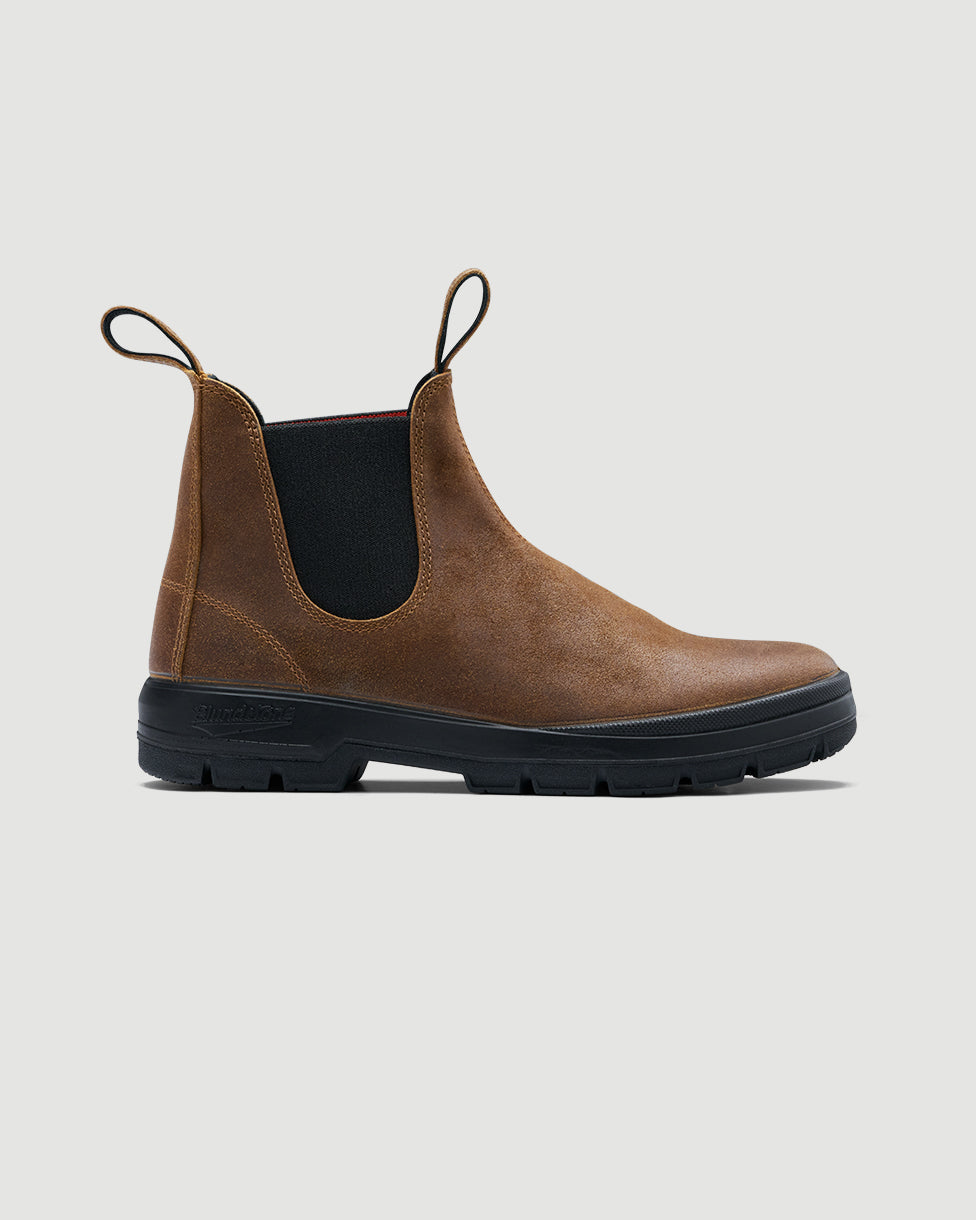 Blundstone x Filson 2535 Chelsea Siena Waxed Suede Shoes Leather Unisex