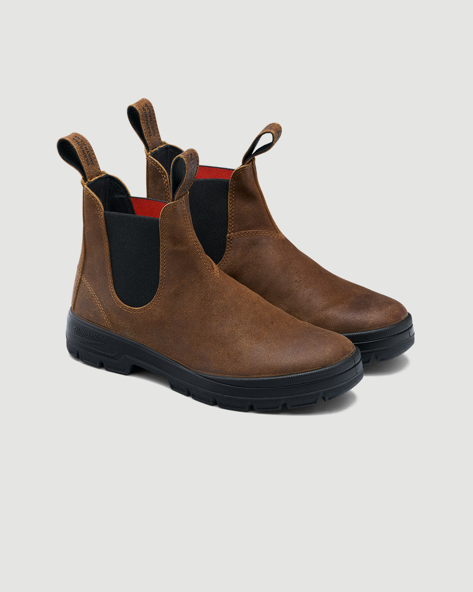 Blundstone x Filson 2535 Chelsea Siena Waxed Suede Shoes Leather Unisex
