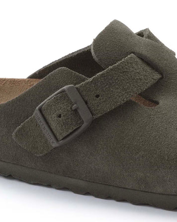 Birkenstock Boston Thyme Suede Sandals Unisex