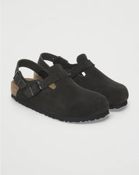 Birkenstock Tokio II Suede Black Shoes Leather Unisex