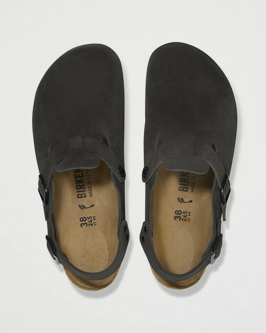 Birkenstock Tokio II Suede Black Shoes Leather Unisex