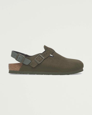 Birkenstock Tokio II Suede Thyme Shoes Leather Unisex