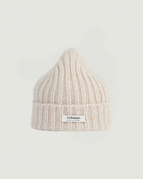 Le Bonnet Logo Beanie Ivory Headwear Unisex