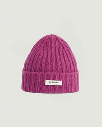 Le Bonnet Logo Beanie Rhubarb Headwear Unisex