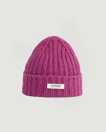 Le Bonnet Logo Beanie Rhubarb Headwear Unisex