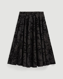 RRL Walton A-Line Skirt Black Skirt