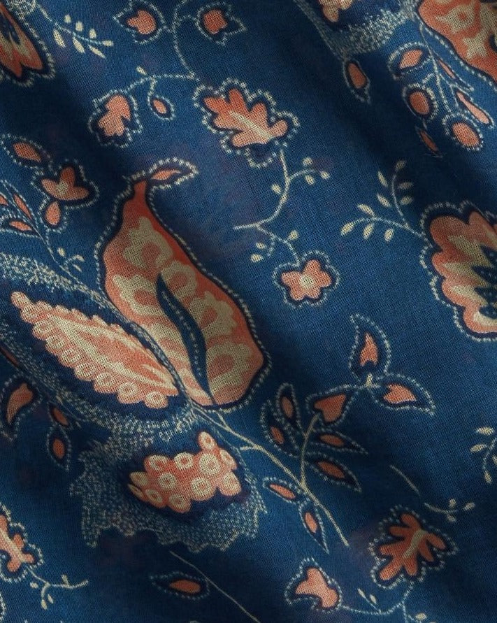 RRL Long Sleeve Blouse Faded Blue/Rose Shirt L/S Women