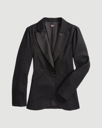 RRL Tuxedo Blazer Jacket Black JKT Short Women