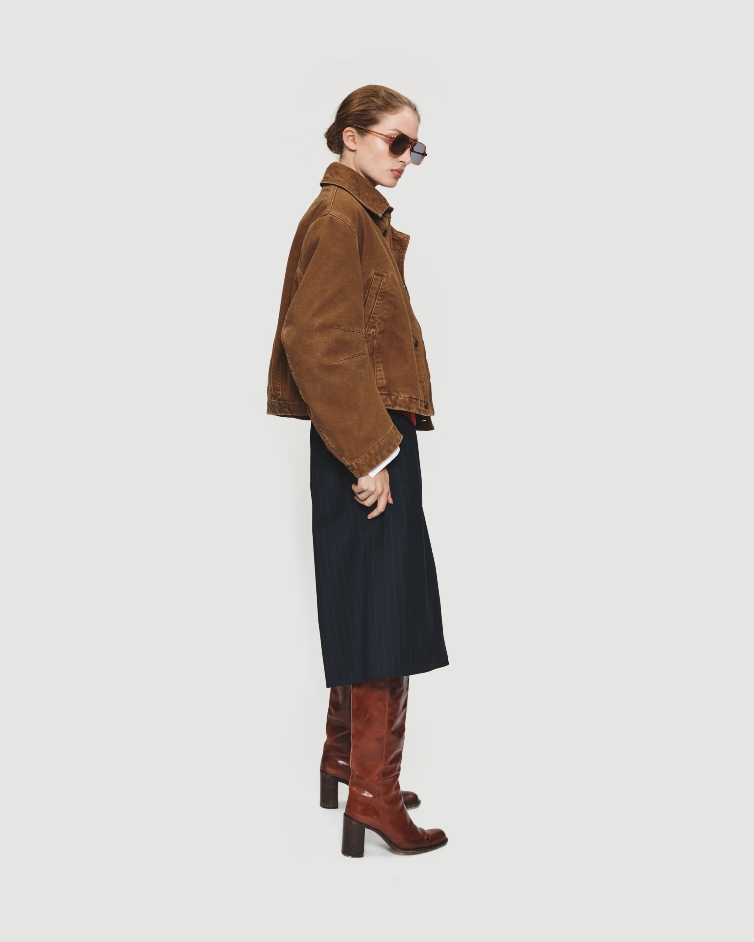 6397 Flight Jacket Tobacco JKT Short Women