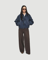 6397 Flight Jacket Ink JKT Short Women