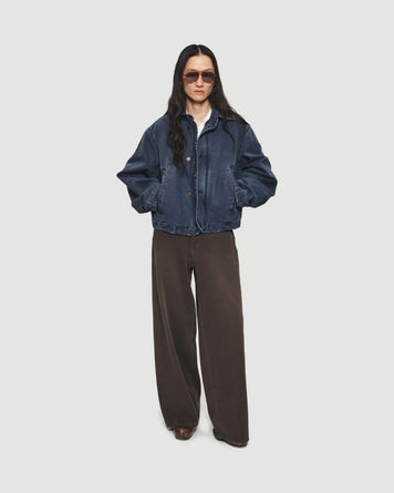6397 Flight Jacket Ink JKT Short Women