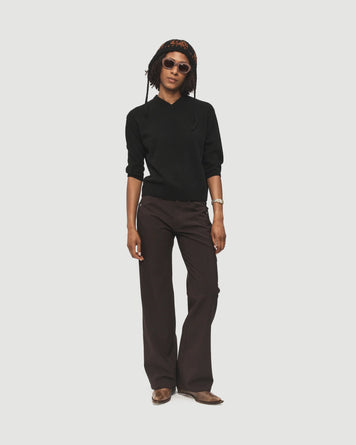 6397 Western Trouser Brown Pants Women