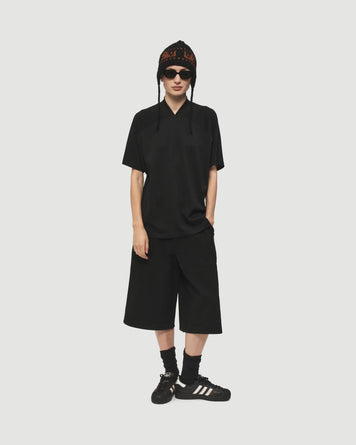 6397 Big Short Black Shorts Women