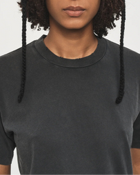 6397 Boy Tee Faded Black T-shirt S/S Women