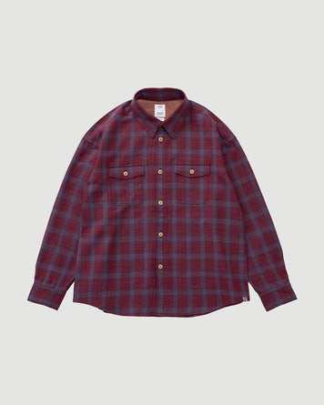 Visvim Lumber Check L/S Red Shirt L/S Men