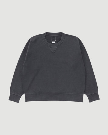 Visvim Jumbo SB Sweat L/S Damaged Black Sweater Men