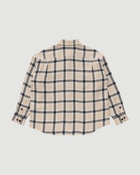 Visvim Lumber Check Beige Shirt L/S Men