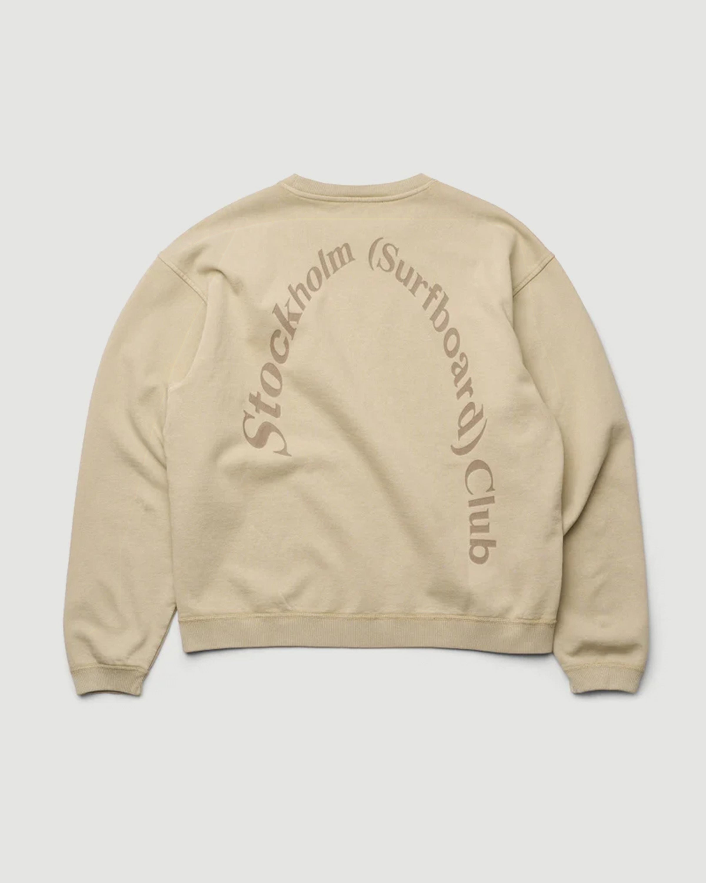 Stockholm Surfboard Club Benny Sweater Cream Sweater Men