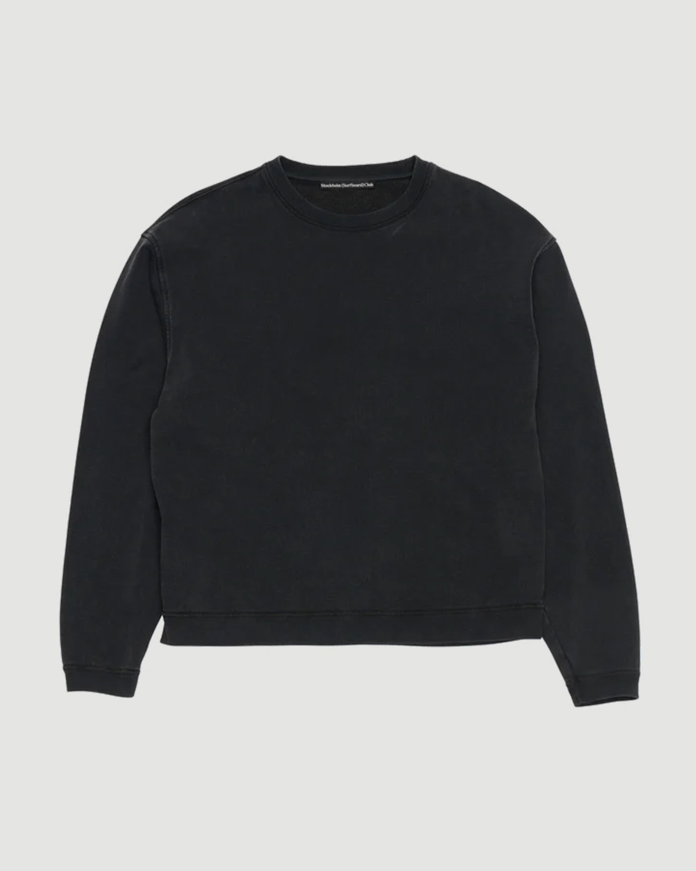 Stockholm Surfboard Club Benny Sweater Faded Black Sweater Men