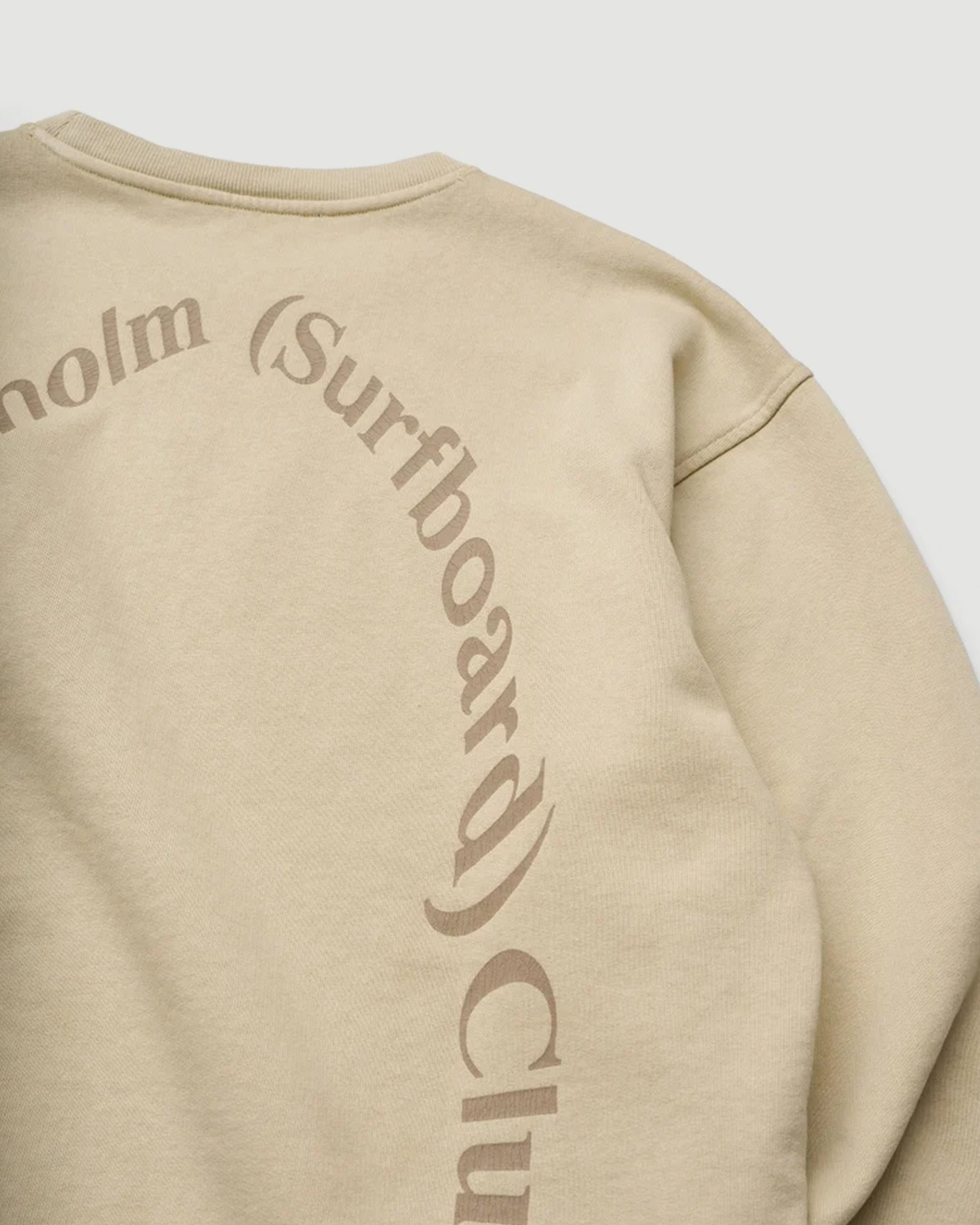 Stockholm Surfboard Club Benny Sweater Cream Sweater Men